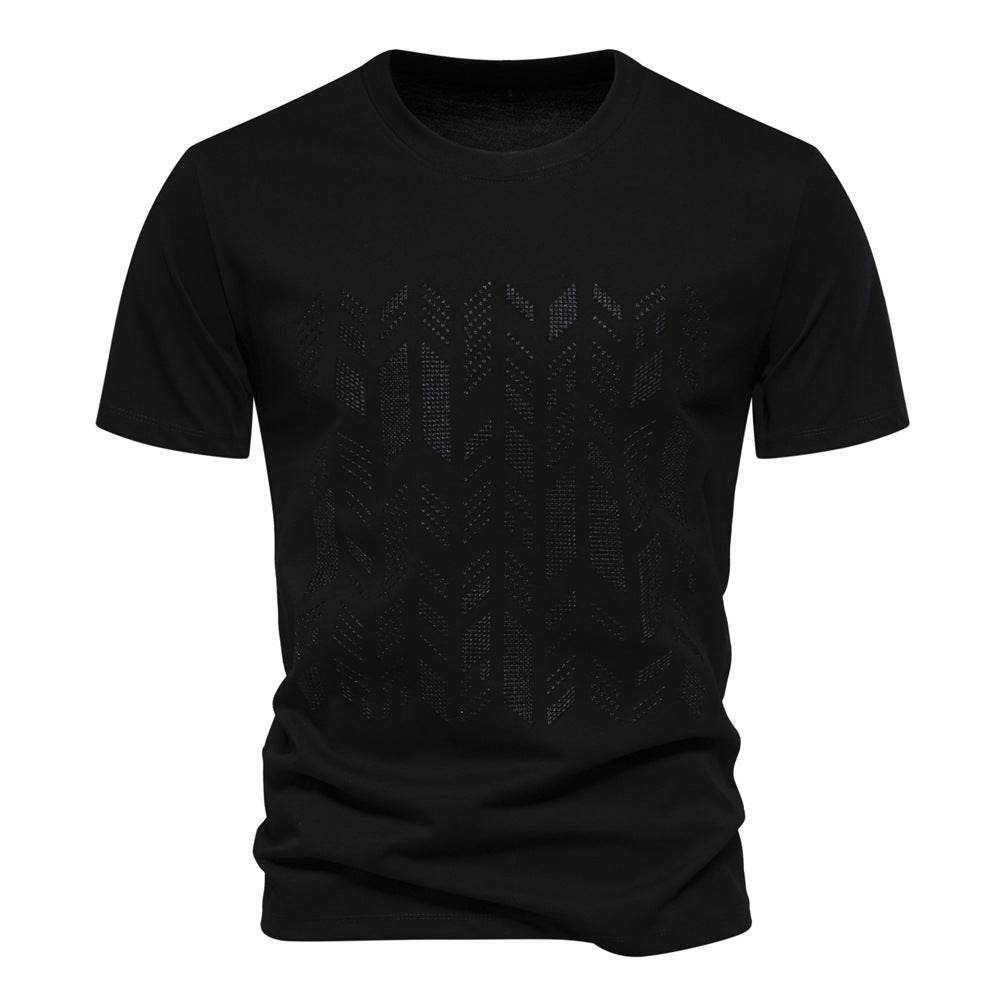 Herren T-Shirt mit innovativem Strukturdesign R&B