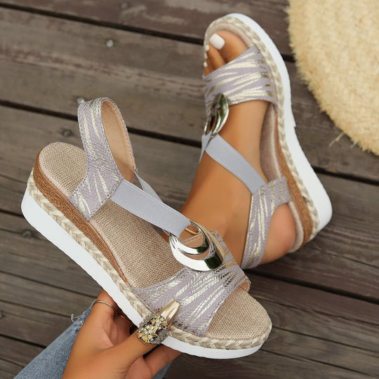 Damen Plateau Sandalen R&B