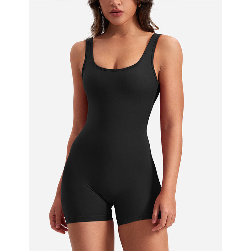 Damen Eleganter und figurbetonter Sport-Jumpsuit R&B