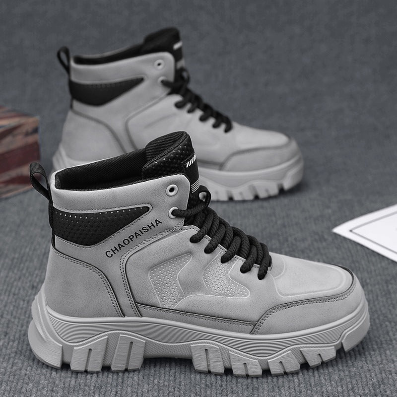 Damen Outdoor High-Top Sneakers mit rutschfester Sohle und atmungsaktivem Obermaterial R&B