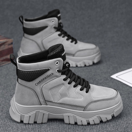 Damen Outdoor High-Top Sneakers mit rutschfester Sohle und atmungsaktivem Obermaterial R&B