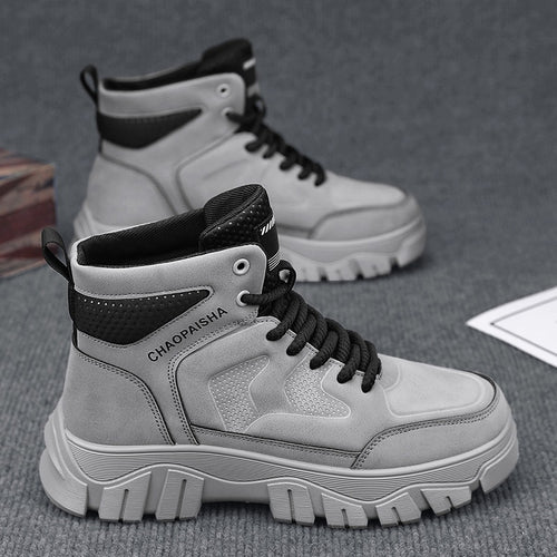 Damen Outdoor High-Top Sneakers mit rutschfester Sohle und atmungsaktivem Obermaterial R&B