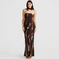 Damen Elegantes und figurbetontes Abendkleid im strapless Design R&B