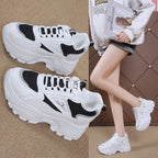 Damen modische chunky Sneakers mit dämpfender Sohle und atmungsaktivem Obermaterial R&B