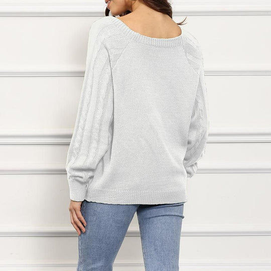 R&B | Zopfmuster Pullover mit Strukturmuster