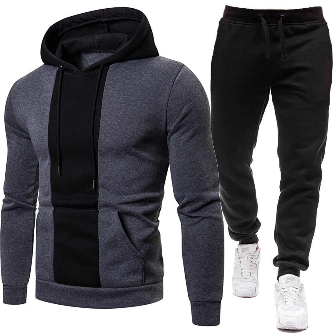 Herren Sportliche Kapuzenjacke und Jogginghose R&B