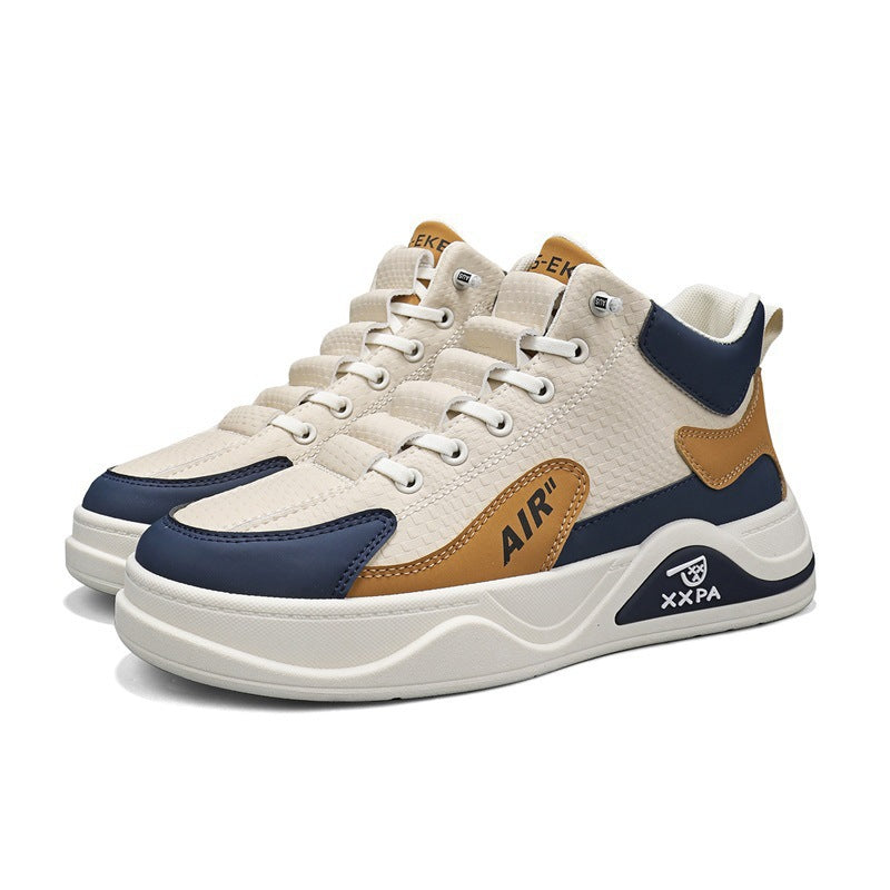 Herren Sportliche High-Top Sneakers mit rutschfester Sohle und atmungsaktivem Obermaterial R&B