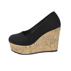 Damen Wedge-Pumps mit zeitgemäßem Kork-Design R&B