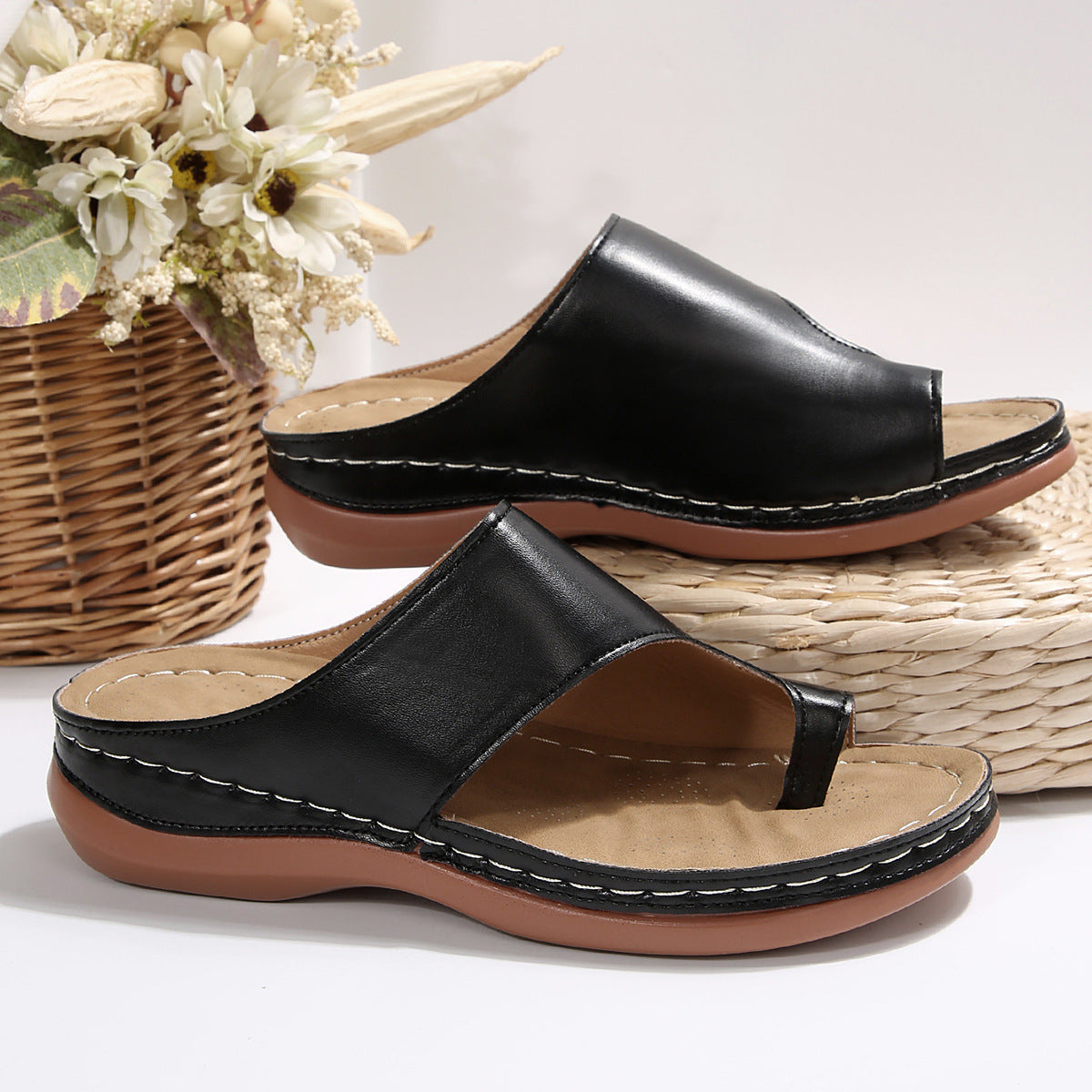 Damen Riemensandaletten mit ergonomischer Fußbettung und eleganter Überquerung R&B