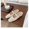 Damen elegante Ballerinas mit modischem Riemchen und atmungsaktiver Perforation R&B