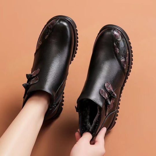 Damen Elegante Stiefeletten mit modischem Schnürdesign und wärmendem Innenfutter R&B