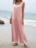 Damen Bequemer Sommeroverall mit weitem Schnitt und praktischen Taschen R&B