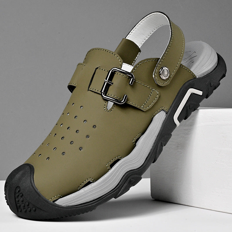 Damen Komfortable Clogs mit verstellbarem Riemen und atmungsaktiver Struktur R&B