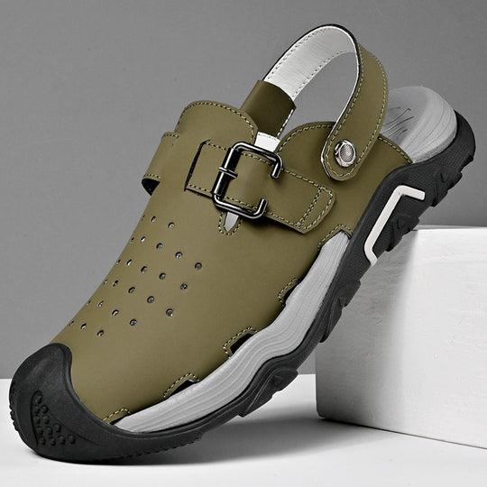Damen Komfortable Clogs mit verstellbarem Riemen und atmungsaktiver Struktur R&B