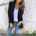 Damen Eleganter Double-Breasted Blazer mit zeitlosem Schnitt und leichten Schulterpolstern R&B