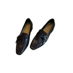 Damen Mokassins mit elegantem Schnallenakzent und weichem Veloursleder