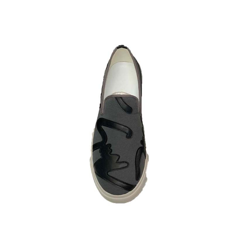 Damen Slip-On Sneakers mit auffälligem Design und rutschfester Laufsohle R&B
