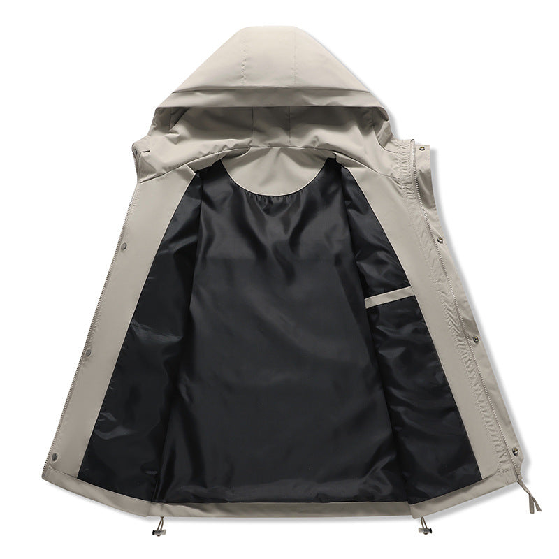 Damen technische Outdoor-Jacke mit verstellbarem Kapuzendesign und praktischen Taschen R&B