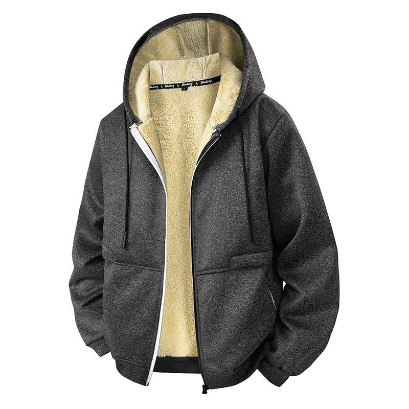 Herren warme Fleecejacke mit funktionalem Schnitt R&B