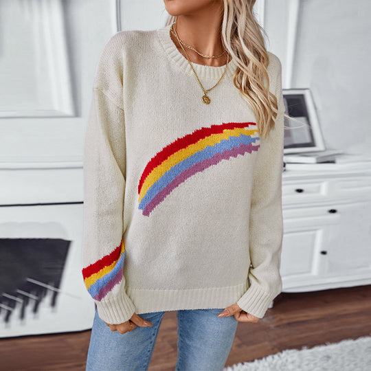 Damen gemusterter Pullover R&B