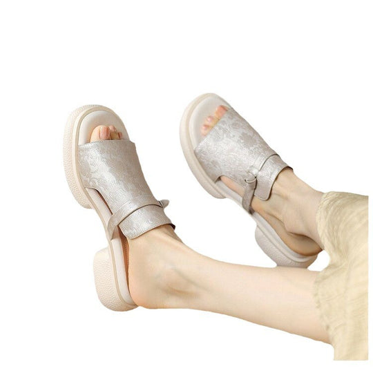 Damen Komfortable und stilvolle Sandalen mit anatomisch geformtem Fußbett R&B