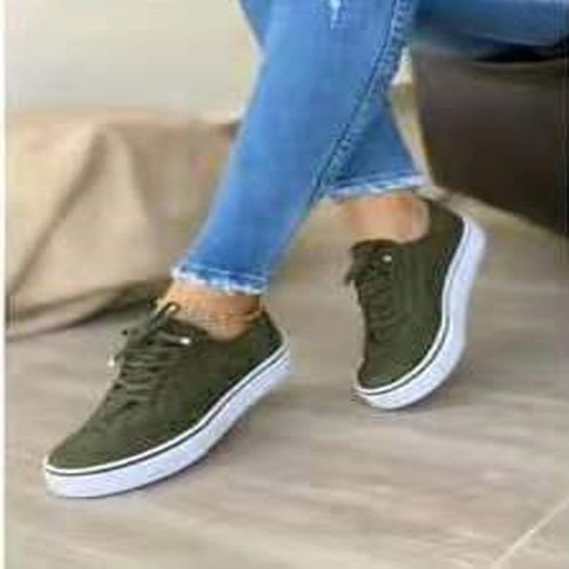 Damen Sneaker mit modischem Textilobermaterial und dämpfender Sohle R&B