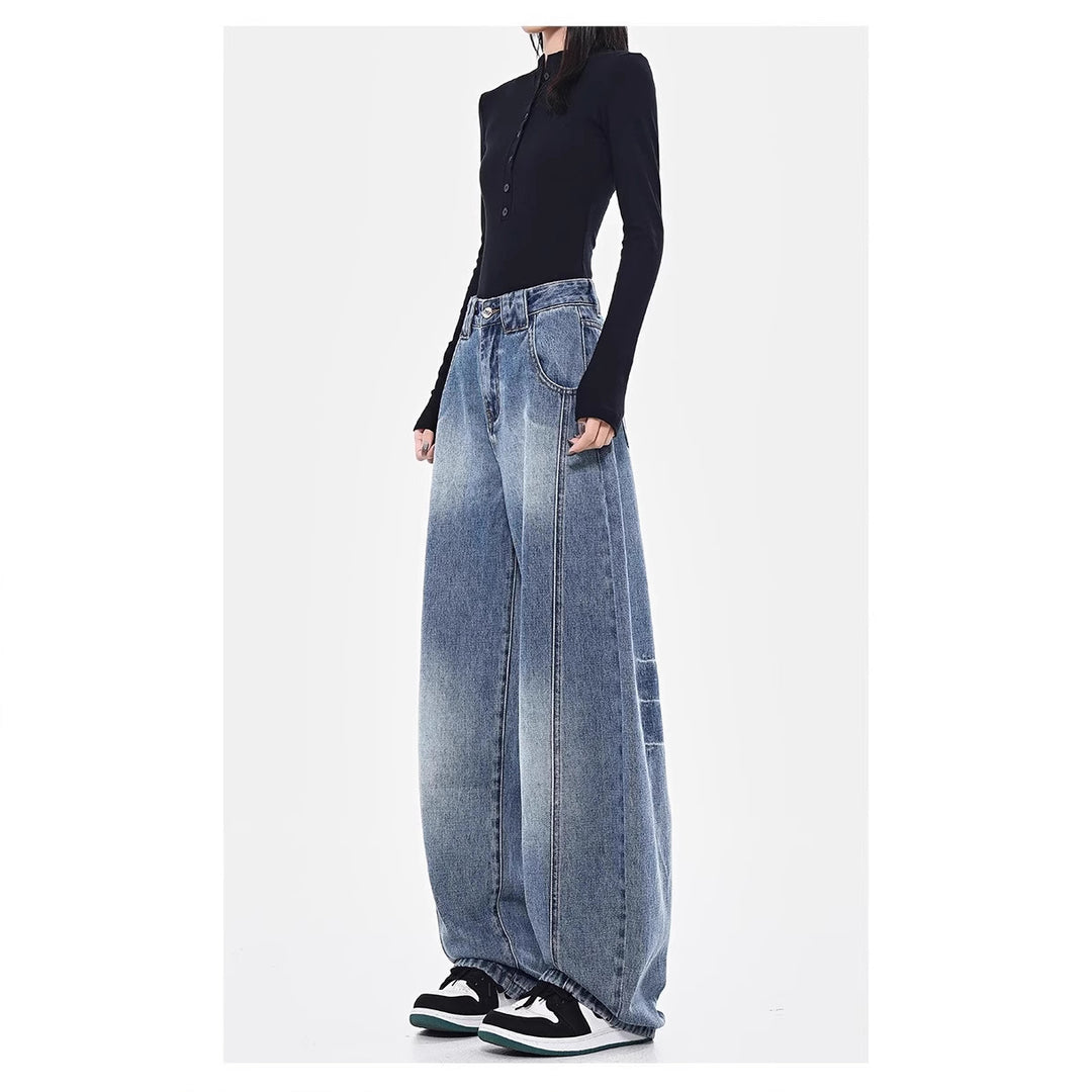 Damen Oversize Jeanshose R&B