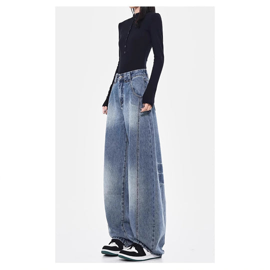 Damen Oversize Jeanshose R&B