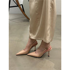 Damen Slingback Stiletto-Pumps mit elegantem Riemchen R&B