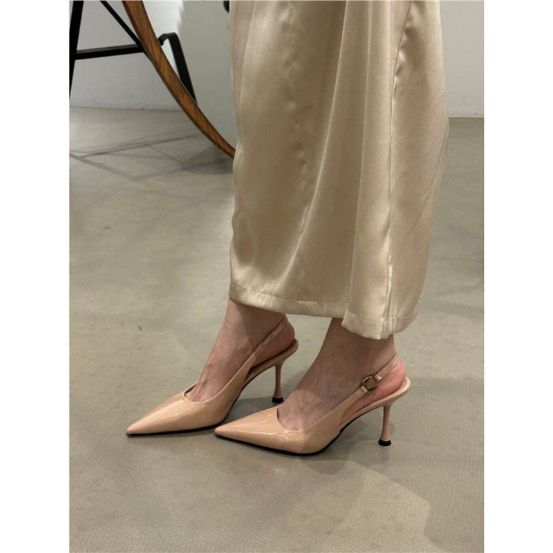 Damen Slingback Stiletto-Pumps mit elegantem Riemchen R&B