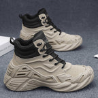 Damen Sportliche hohe Sneakers mit dämpfender Sohle und atmungsaktivem Obermaterial R&B