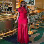 Damen Elegantes Abendkleid mit geraffter Taille
