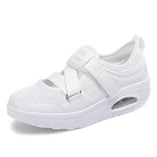 Damen Bequeme und luftige Sneakers mit verstellbarem Klettverschluss R&B