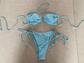 Damen Bandeau-Bikini mit goldenen Akzenten R&B