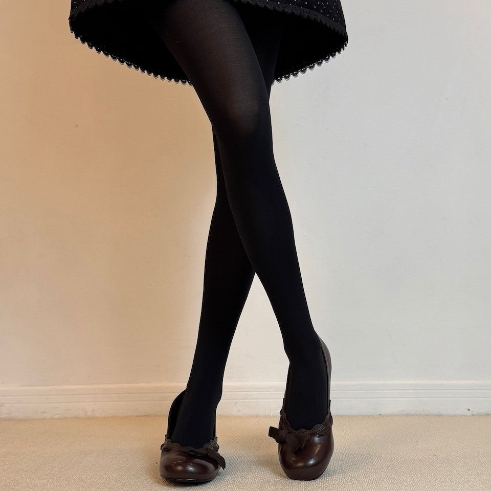 Damen elegante Ballerinas mit zierlichem Rüschendetail R&B