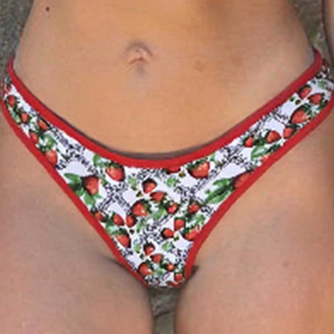Damen Triangel-Bikini mit Rüschendetails R&B