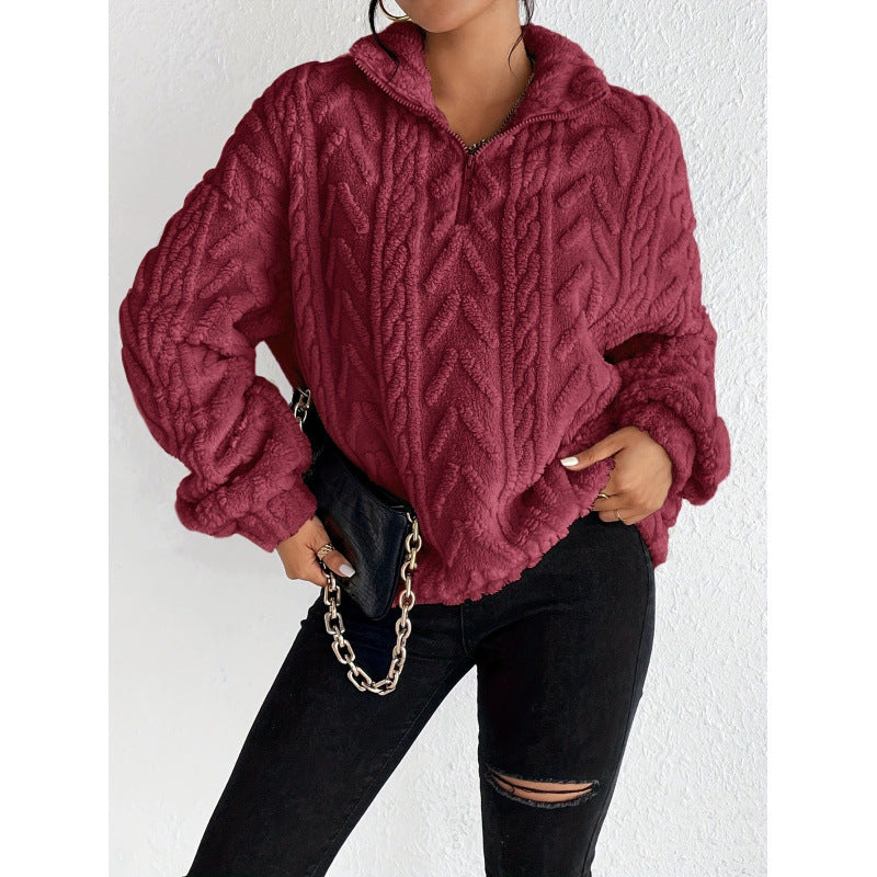 Damen Kuscheliger Kapuzenpullover R&B