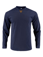 Herren Langarmshirt mit strukturiertem Rippdesign R&B