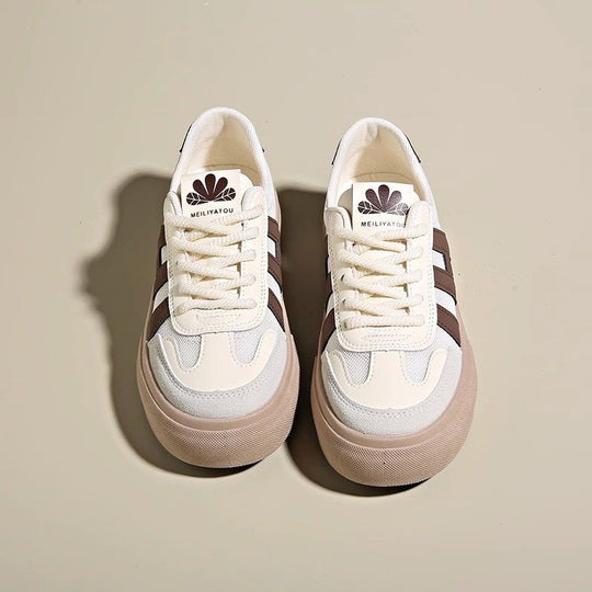 Damen Sportliche Sneakers mit atmungsaktiver Obermaterialkombination und dämpfender Laufsohle R&B
