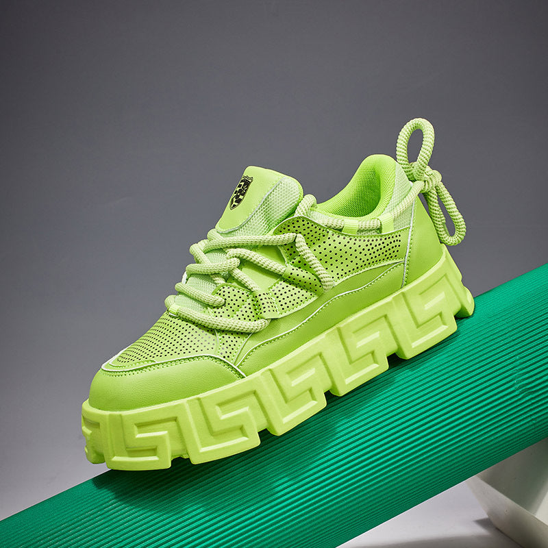Damen Sportliche Chunky Sneakers mit atmungsaktivem Obermaterial und rutschfester Sohle R&B