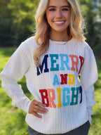Damen Gemütlicher Sweatshirt mit fröhlicher Schriftzuggestaltung R&B