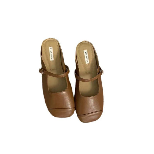Damen Premium Clogs mit modischem Schnallen-Detail und bequemer Sohle R&B