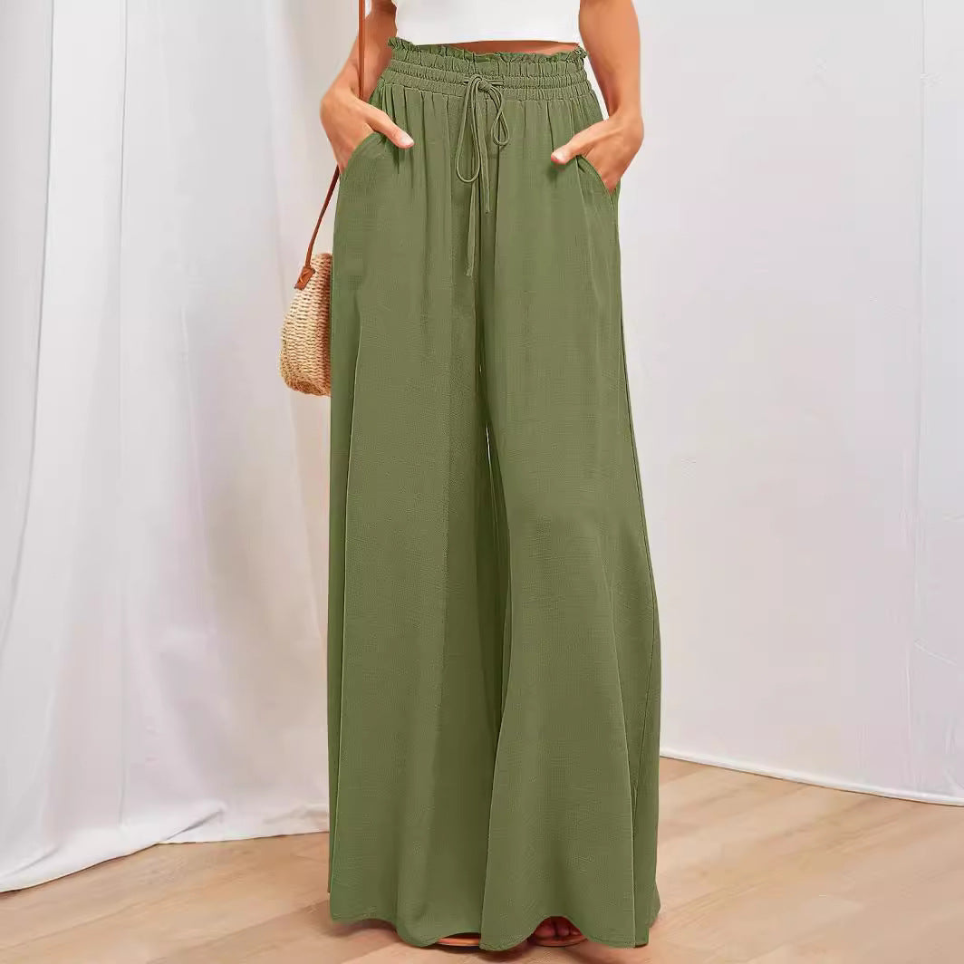 Damen Maxi-Rock mit elastischem Bund und Taschen R&B
