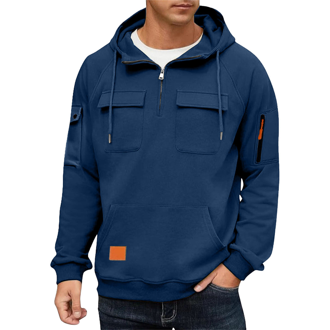 Herren Alltags-Hoodie mit praktischen Taschen R&B