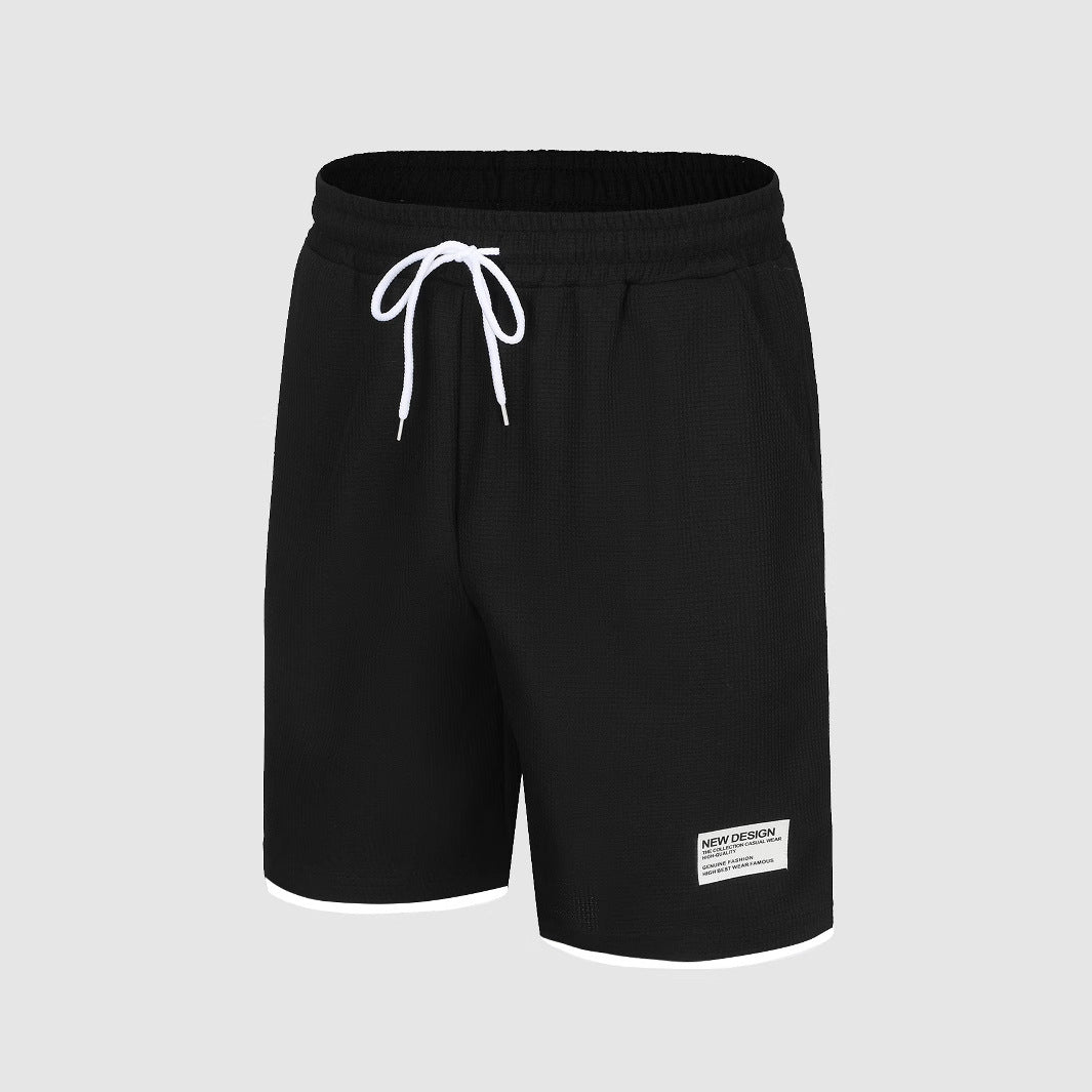 Herren stylisches Freizeit-Set mit kontrastierenden Details
