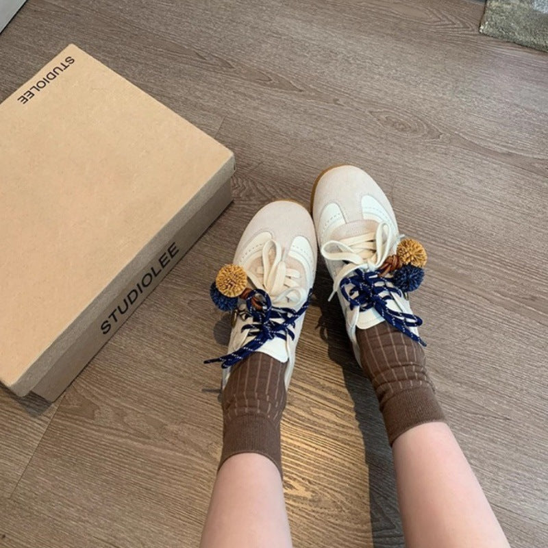 Damen Sneaker mit dekorativen Quasten und weichem Obermaterial R&B
