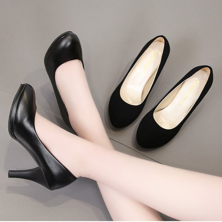 Damen klassische Pumps mit elegantem Blockabsatz und komfortabler Innenpolsterung R&B