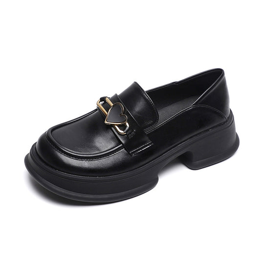 Damen Mokassin-Schuhe mit trendigem Herz-Akzent und massiver Sohle R&B