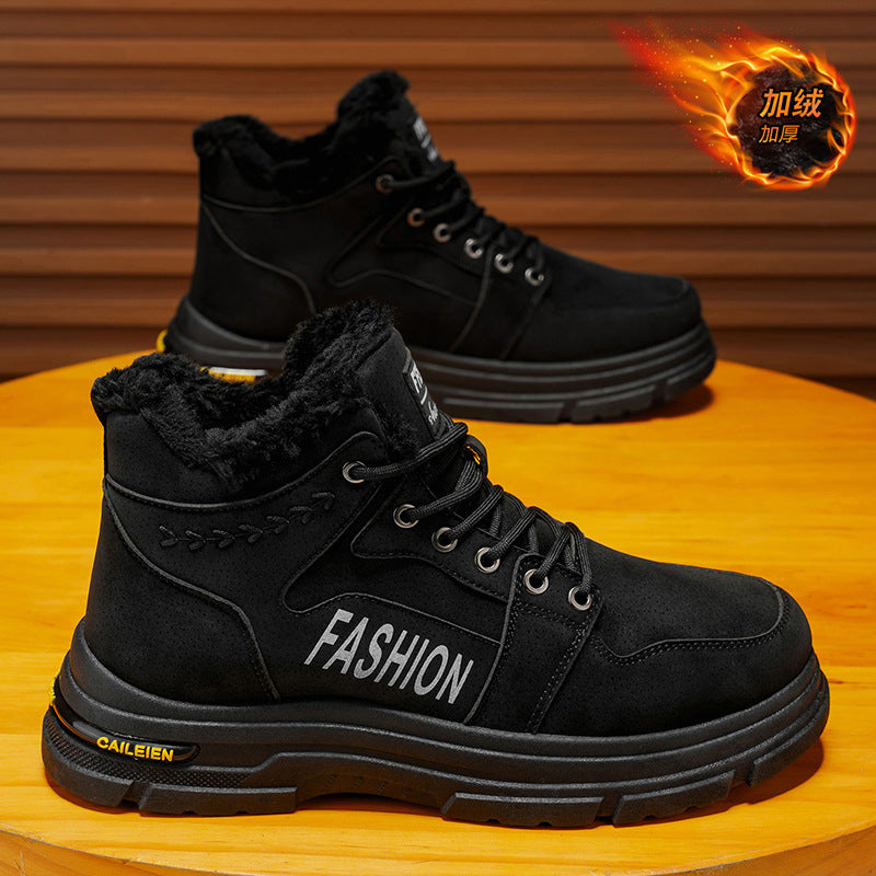Damen Winterliche Schnürboots mit wärmendem Innenfutter und rutschfester Sohle R&B