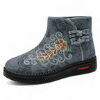 Damen Komfortable und elegante Stiefeletten mit besticktem Design R&B